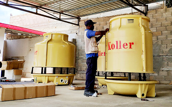 Flake ice machine and ice cube machine in Angola