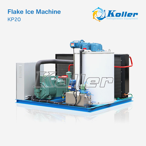 Flake Ice Machine 2 ton per day, Koller Industrial flake ice maker