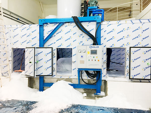 10tons flake ice machine and cold room in Morocco