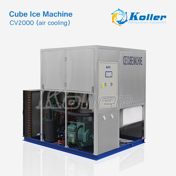 Cube Ice Machine CV2000 (Air Cooling) 2ton/Day Capacity