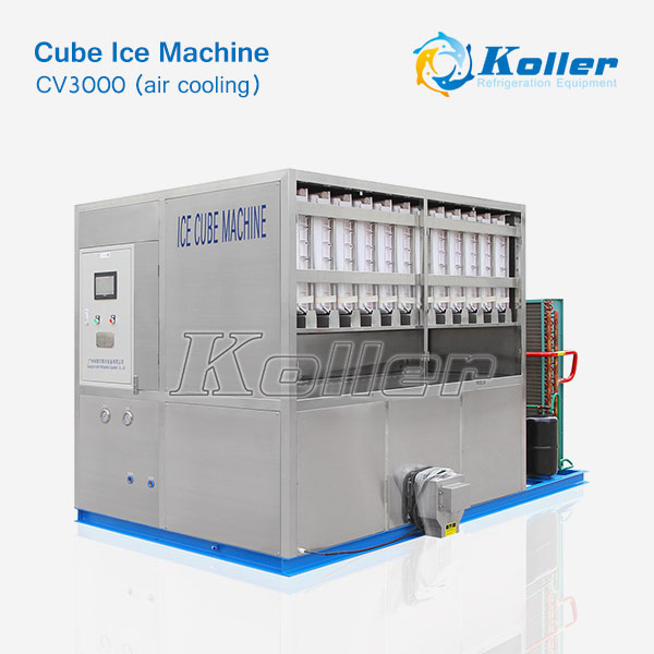 Cube Ice Machine CV3000 (Air Cooling) 3ton/Day Capacity