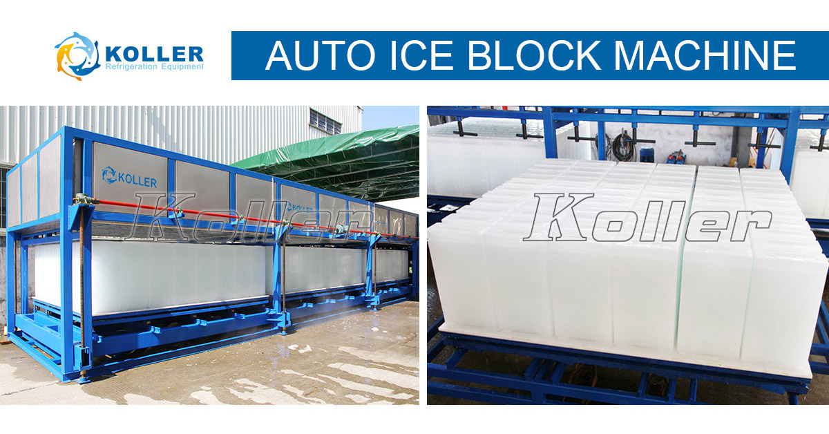 Ice block machine