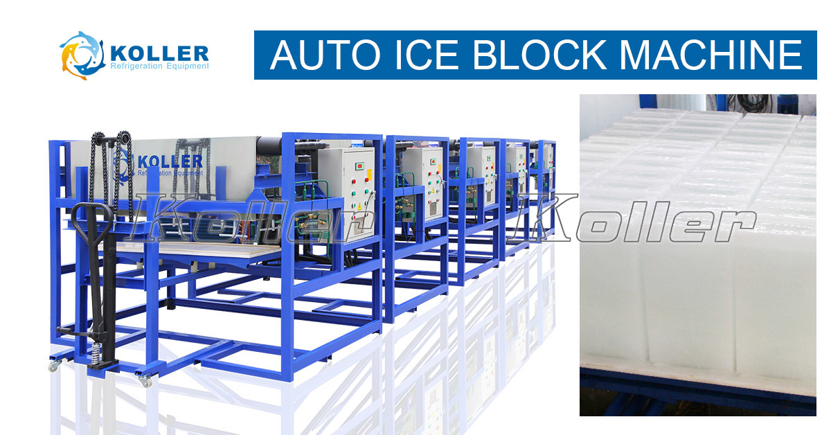 Commercial Ice Machine-Automatic Ice Block Machine DK10 (1000kg/day capacity)