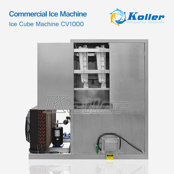 Commercial Ice Machine-Ice Cube Machine CV1000 (1000kg/day capacity)