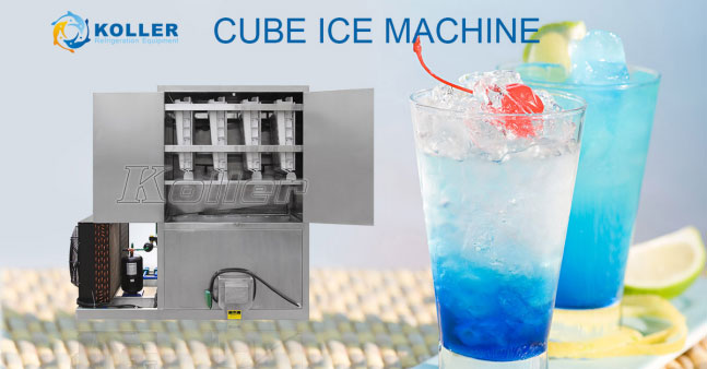 Commercial Ice Machine-Ice Cube Machine CV1000 (100kg/day capacity)