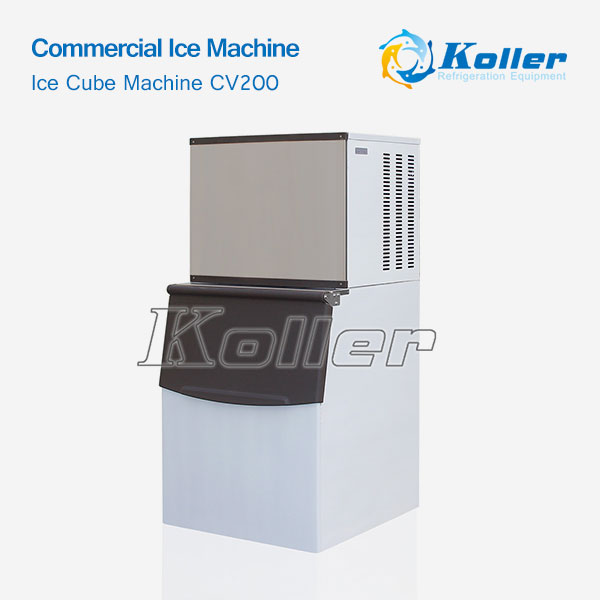 Commercial Ice Machine-Ice Cube Machine CV200 (200kg/day capacity)