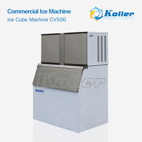 Commercial Ice Machine Ice Cube Machine CV500 (500kg/Day Capacity)