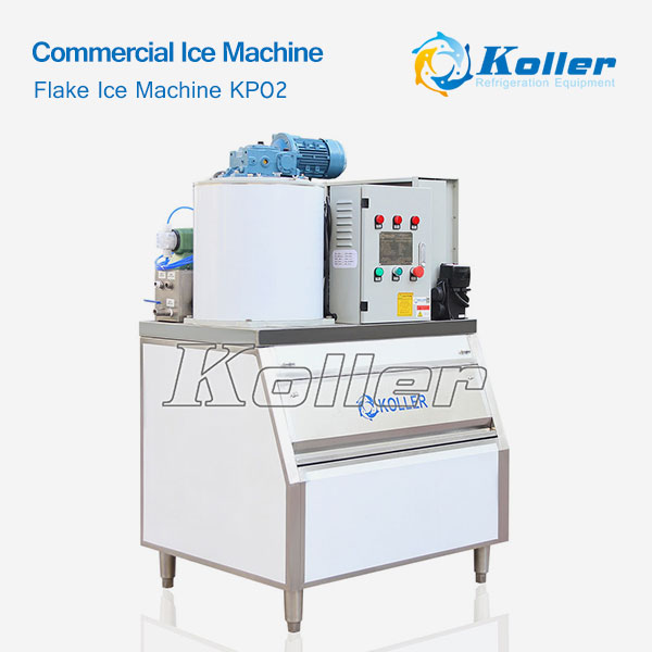 Commercial Ice Machine Flake Ice Machine KP02 (200kg/Day Capacity)