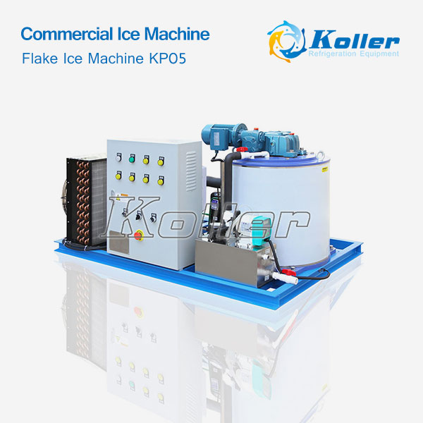 Commercial Ice Machine- Flake Ice Machine KP05 (500kg/day capacity)