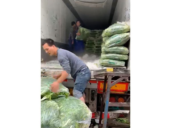 Automatic Ice Block Machine and Ice Crusher Machine for vegetable transportation in Yunnan