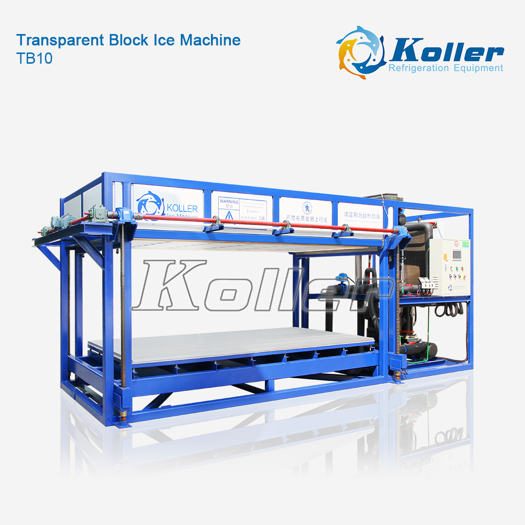 Direct-cooling Transparent Block Ice Machine TB10 (1 Ton Per Batch)