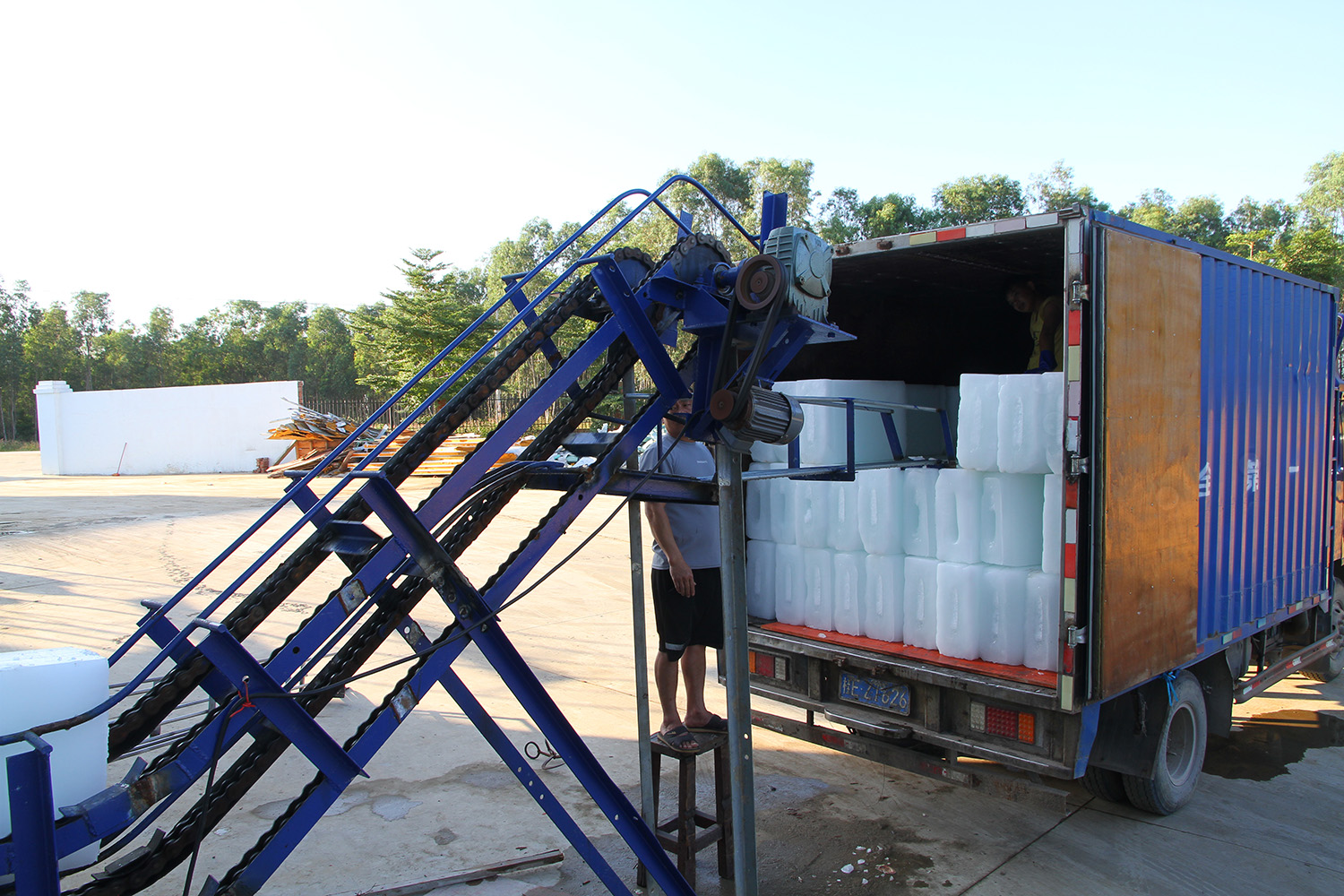 10 tons ice block machine in Mozambique