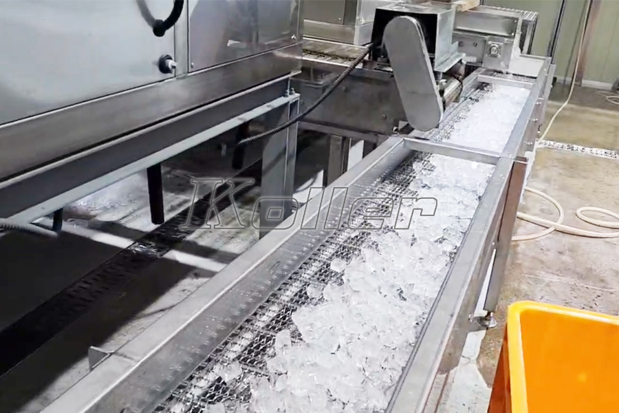 2 sets of 8 tons ice cube machine in Asia