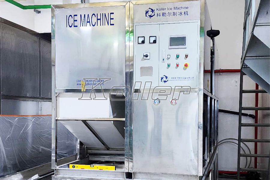 2 sets of 8 tons ice cube machine in Asia