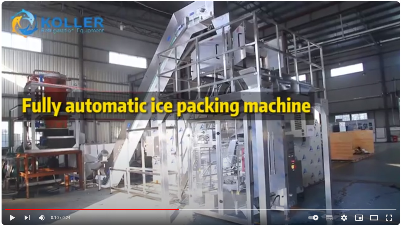 Fully automatic ice packing machine for tube ice machine packing ice bag