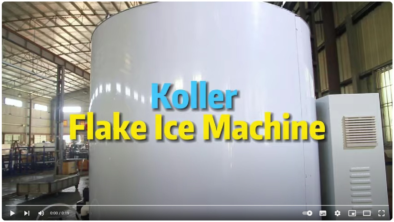 Koller flake ice machine 10tons for South American customer