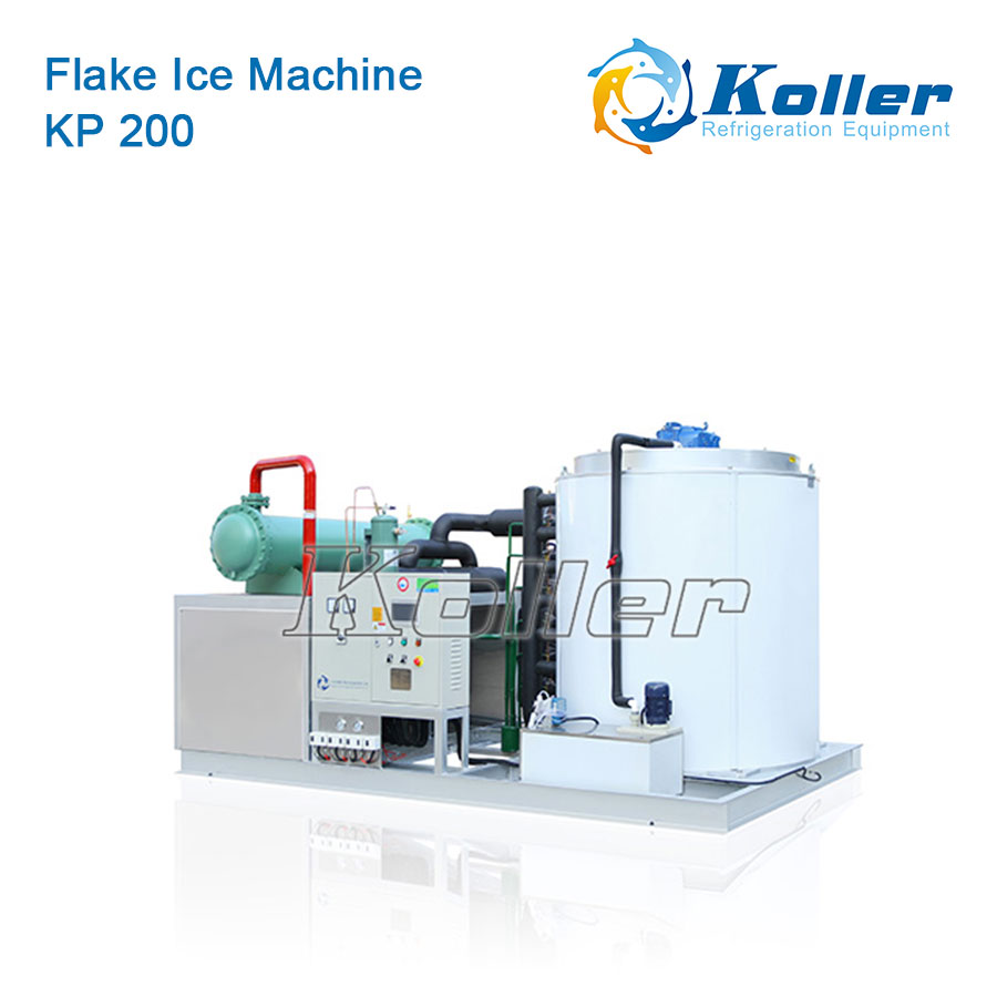 Flake Ice Machine KP200 (20 Ton/Day Capacity)
